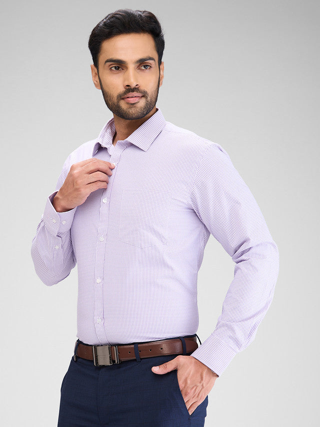 Park Avenue Purple Formal Shirt