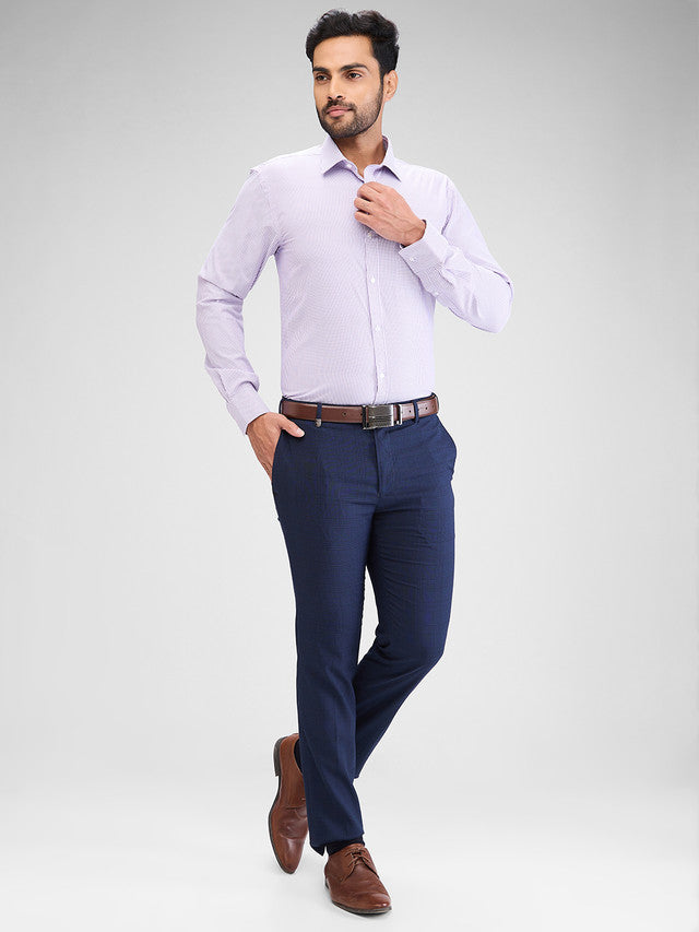 Park Avenue Purple Formal Shirt