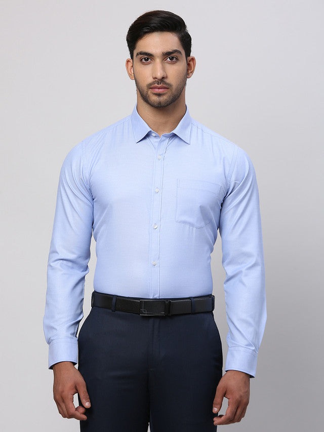 Park Avenue Blue Formal Shirt