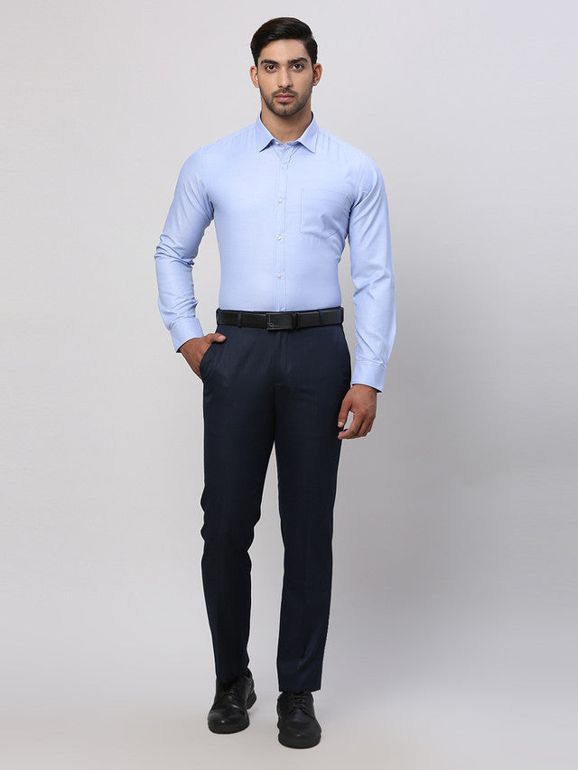 Park Avenue Blue Formal Shirt