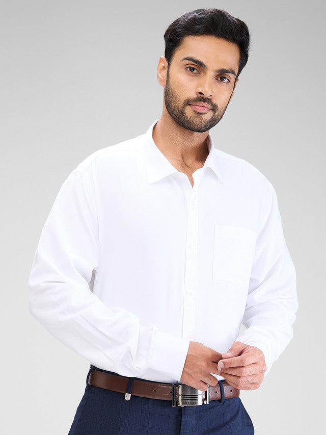 Park Avenue White Formal Shirt