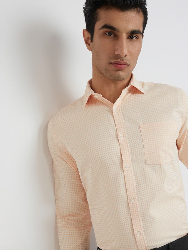 Park Avenue Orange Formal Shirt