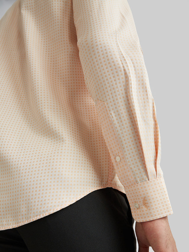 Park Avenue Orange Formal Shirt