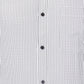 Park Avenue Men White Checkered Slim Fit Polyester Blend Formal Shirt