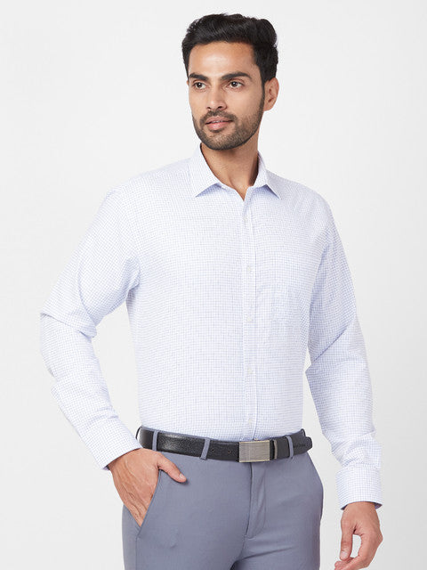 Park Avenue Blue Formal Shirt