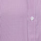 Park Avenue Purple Stripe Slim Fit Full Sleeve Cotton Blend Shirt