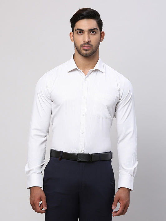 Park Avenue Beige Formal Shirt