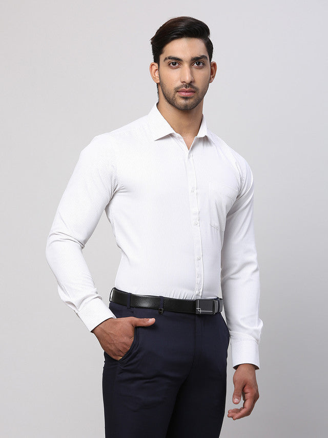 Park Avenue Beige Formal Shirt