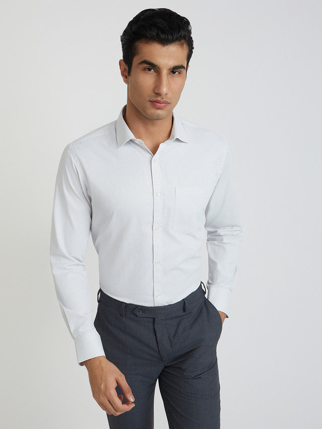 Park Avenue Grey Formal Shirt