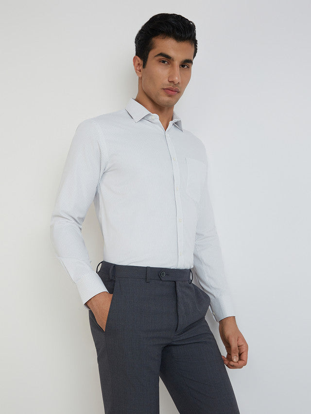 Park Avenue Grey Formal Shirt