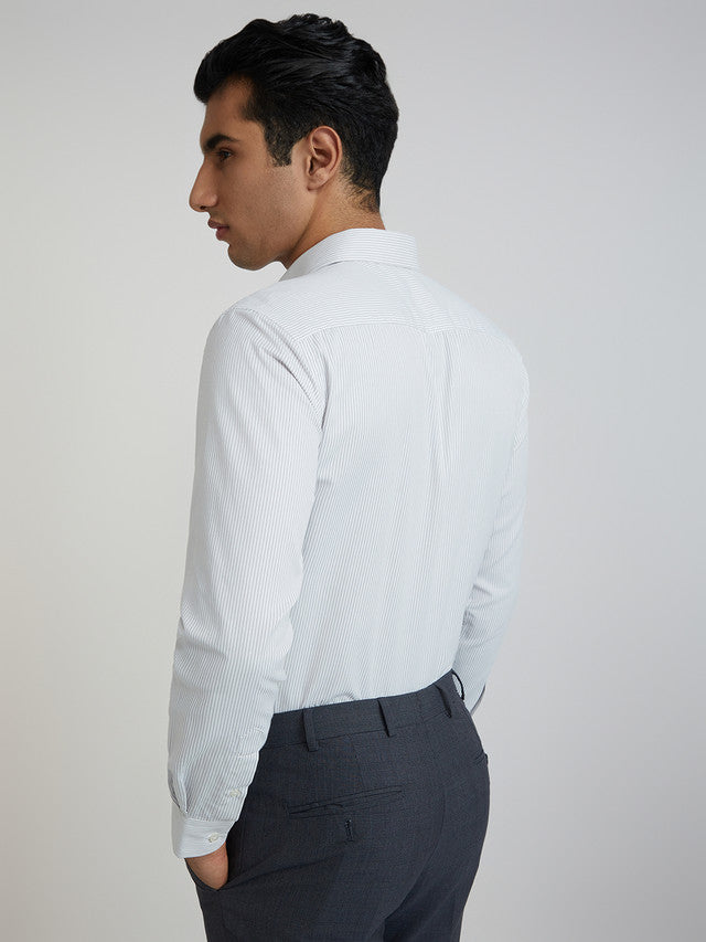 Park Avenue Grey Formal Shirt