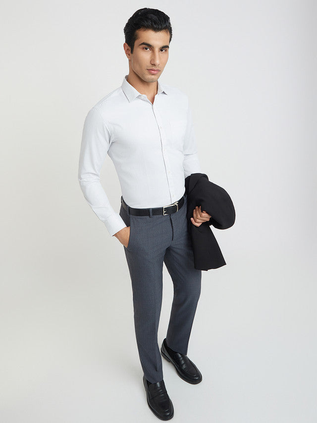 Park Avenue Grey Formal Shirt