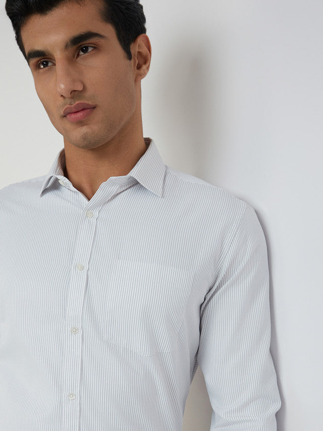 Park Avenue Grey Formal Shirt