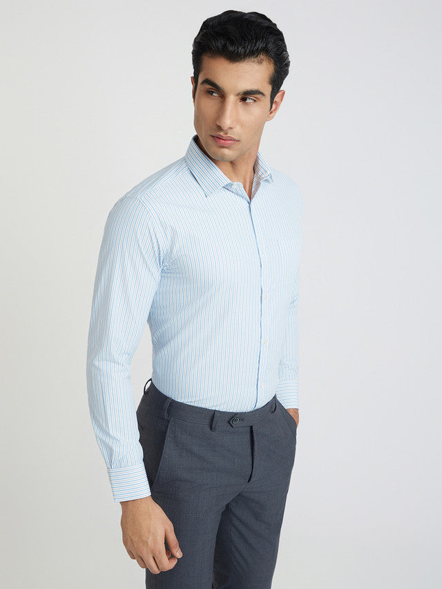 Park Avenue Blue Formal Shirt