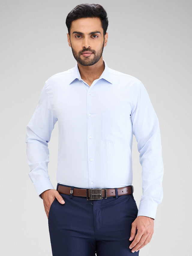 Park Avenue Blue Formal Shirt