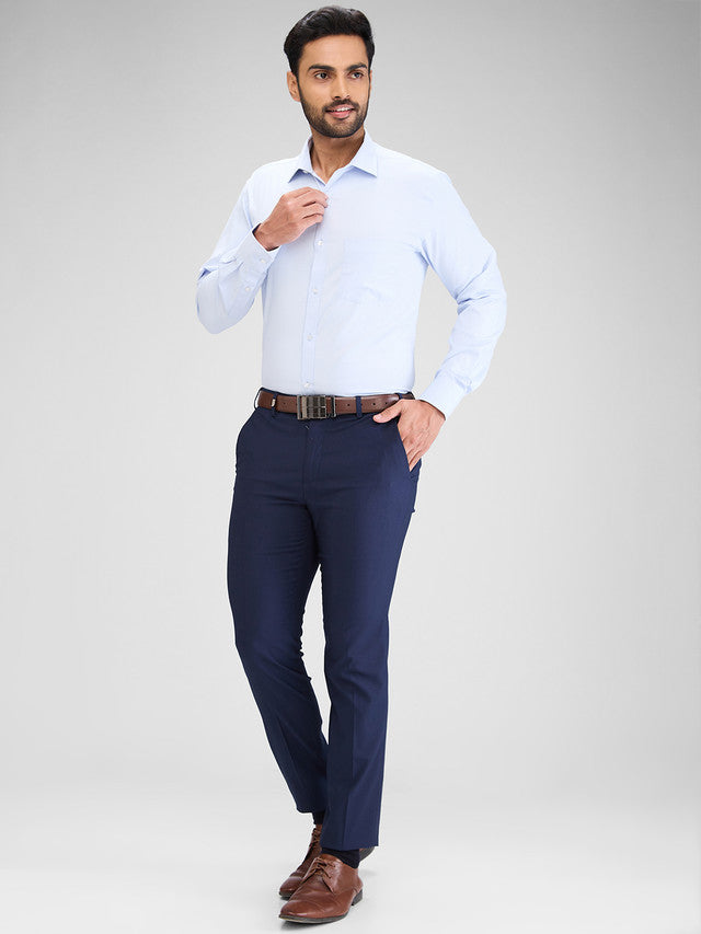 Park Avenue Blue Formal Shirt