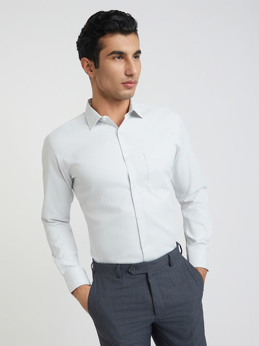 Park Avenue Grey Formal Shirt