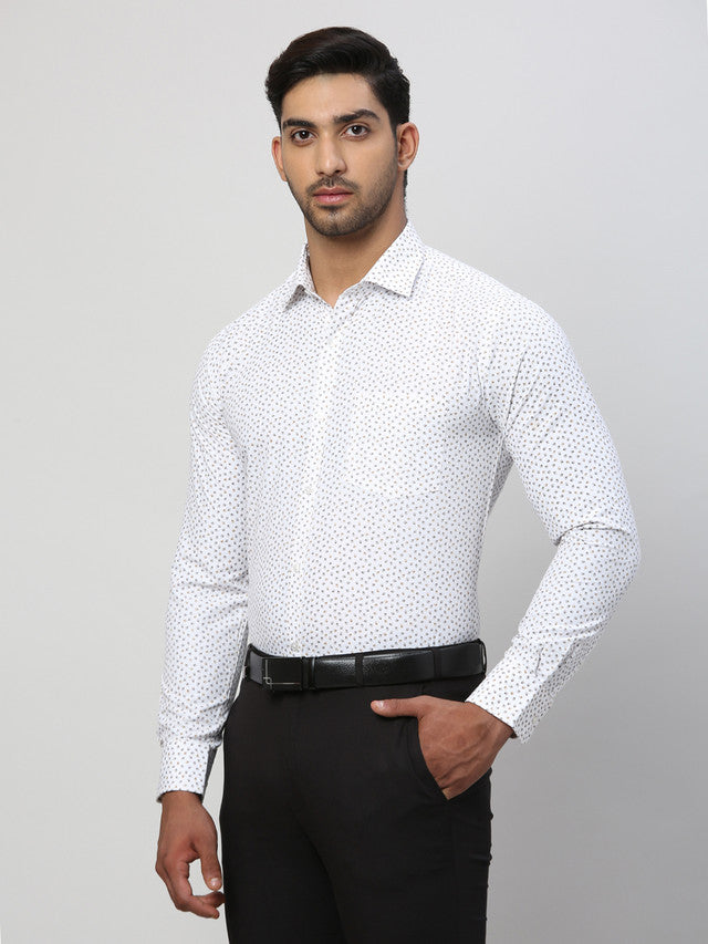 Park Avenue Maroon Formal Shirt