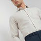 Park Avenue Beige Formal Shirt