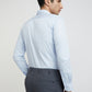 Park Avenue Blue Solid Slim Fit Full Sleeve Cotton Shirt