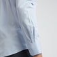 Park Avenue Blue Solid Slim Fit Full Sleeve Cotton Shirt