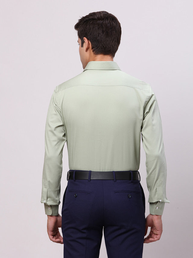 Park Avenue Green Formal Shirt