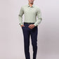 Park Avenue Green Formal Shirt