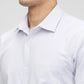 Park Avenue Grey Structure Slim Fit Full Sleeve Cotton Shirt