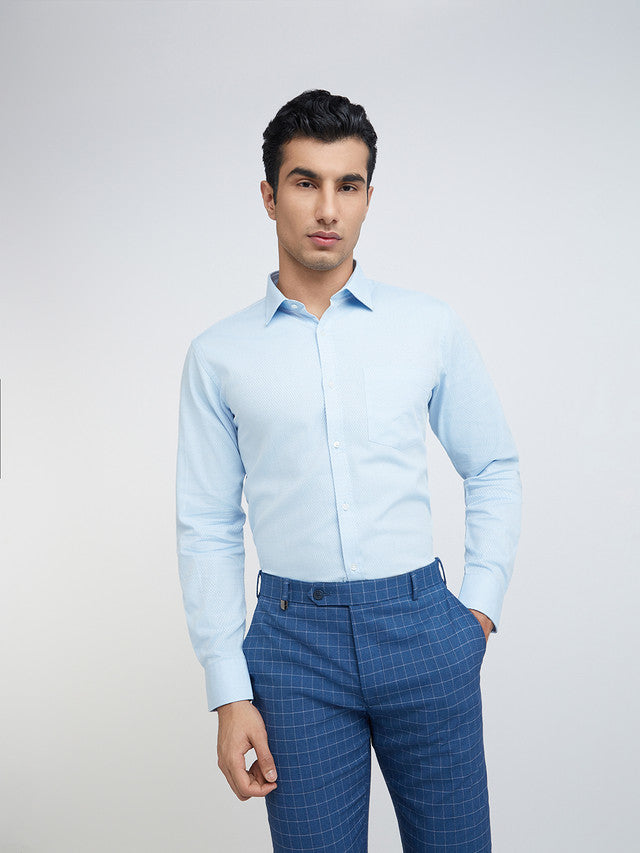 Park Avenue Blue Formal Shirt