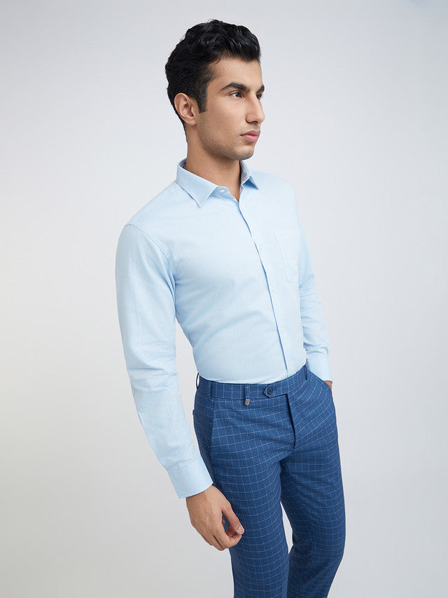 Park Avenue Blue Formal Shirt