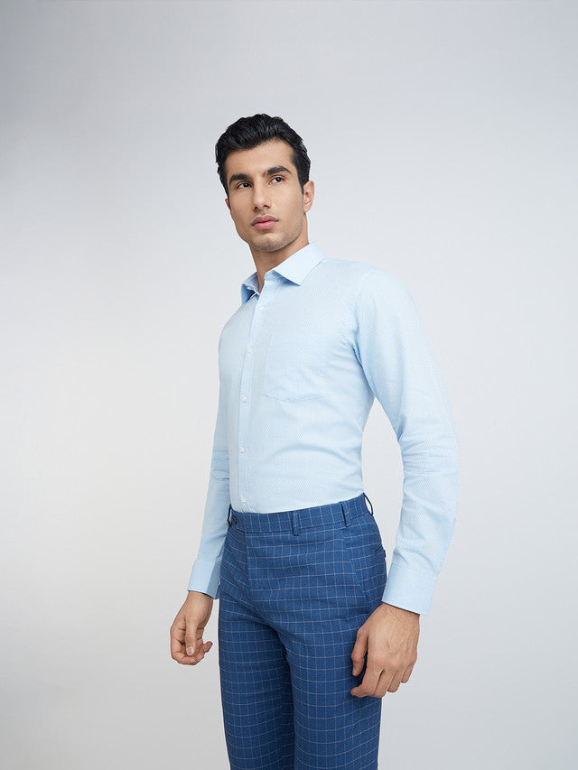 Park Avenue Blue Formal Shirt