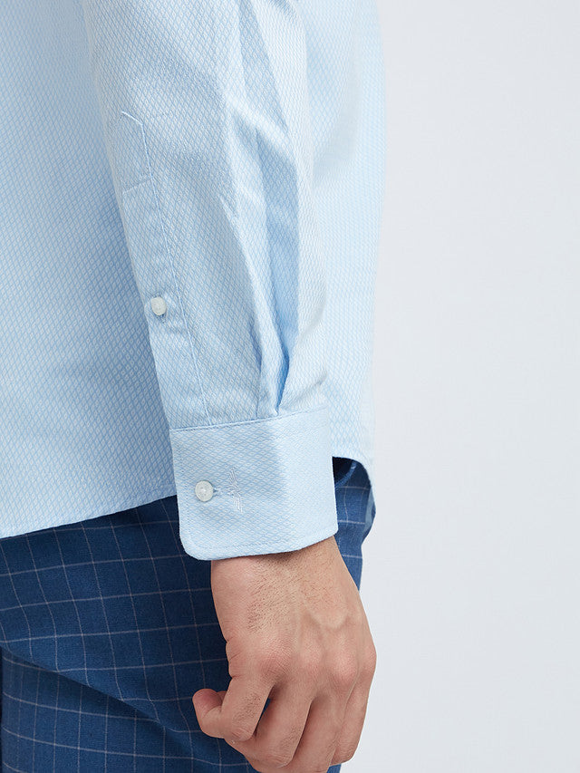 Park Avenue Blue Formal Shirt