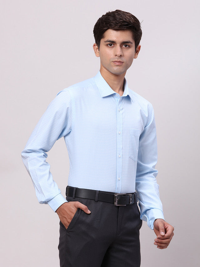 Park Avenue Blue Formal Shirt