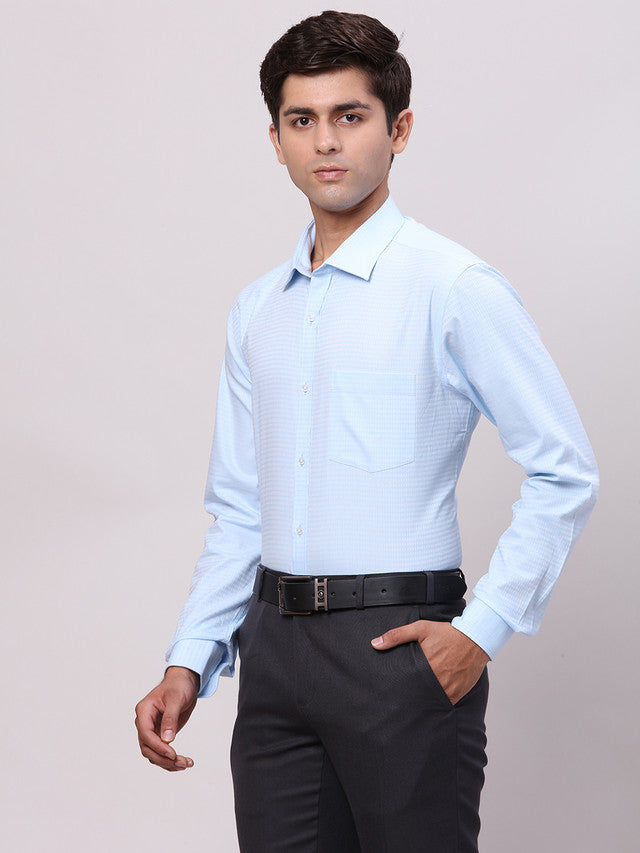 Park Avenue Blue Formal Shirt