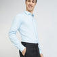 Park Avenue Blue Structure Slim Fit Cotton Formal Shirt