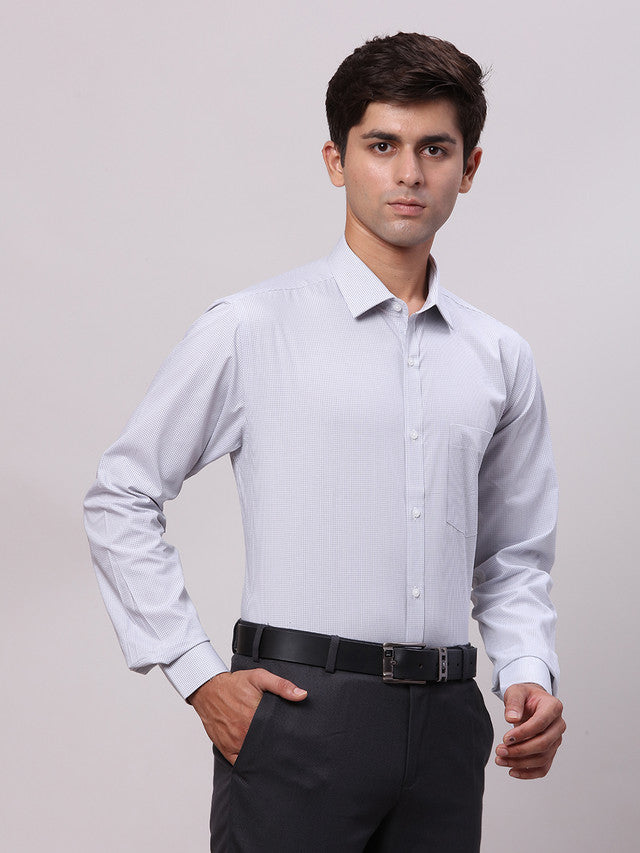 Park Avenue Grey Formal Shirt