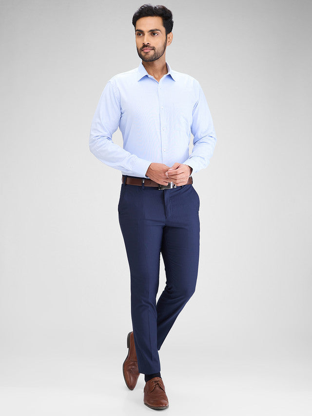 Park Avenue Blue Formal Shirt