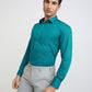 Park Avenue Green Formal Shirt