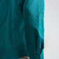 Park Avenue Green Formal Shirt