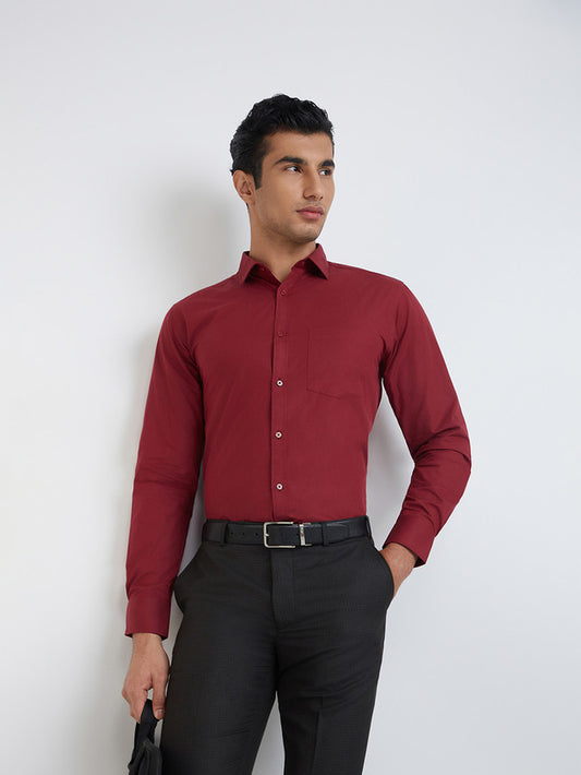 Park Avenue Maroon Shirt