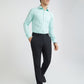 Park Avenue Green Checks Slim Fit Full Sleeve Cotton Shirt