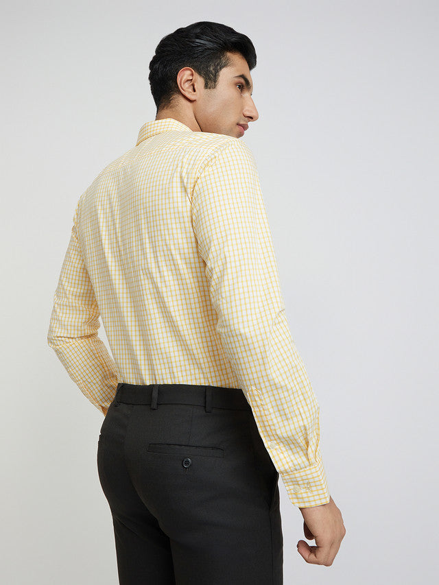 Park Avenue Yellow Formal Shirt