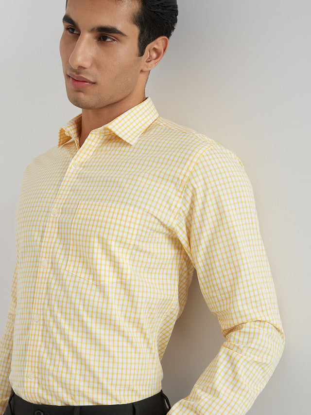 Park Avenue Yellow Formal Shirt