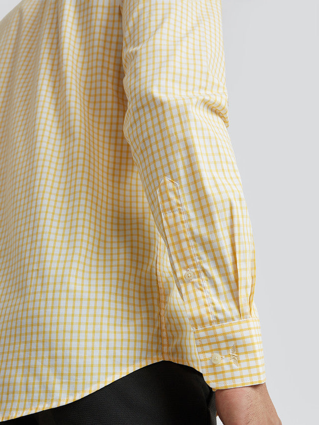 Park Avenue Yellow Formal Shirt