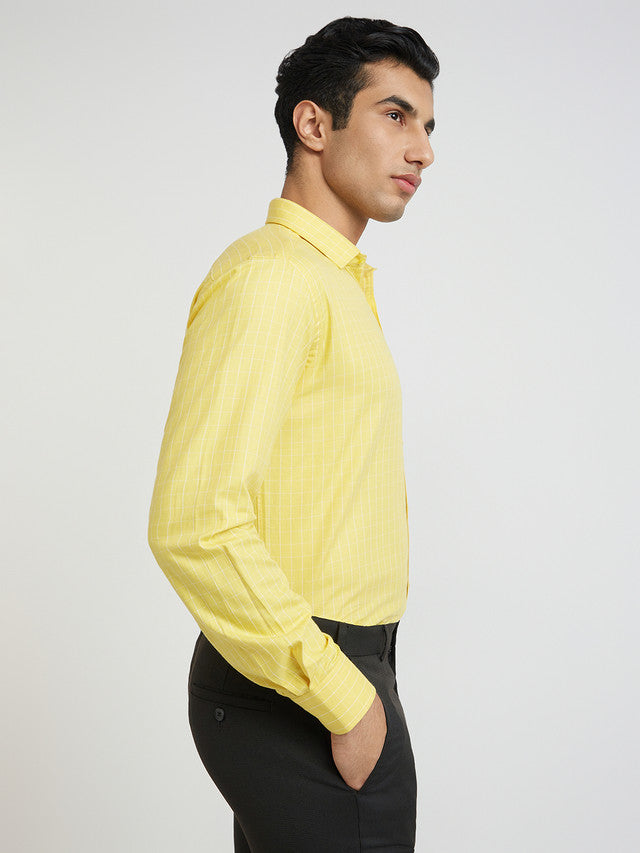 Park Avenue Yellow Formal Shirt