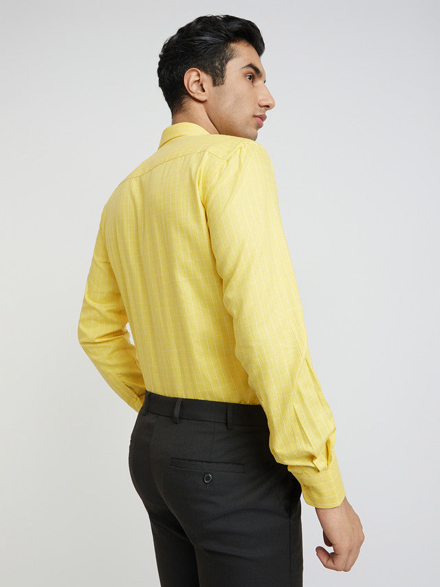 Park Avenue Yellow Formal Shirt