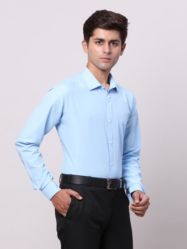 Park Avenue Blue Formal Shirt