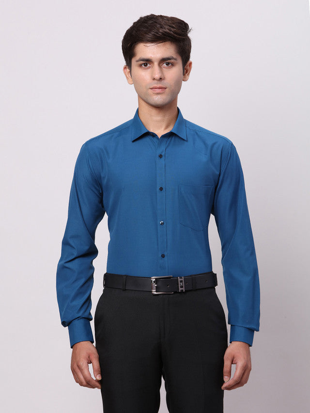 Park Avenue Blue Formal Shirt