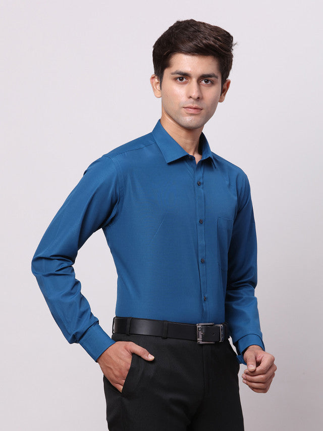 Park Avenue Blue Formal Shirt