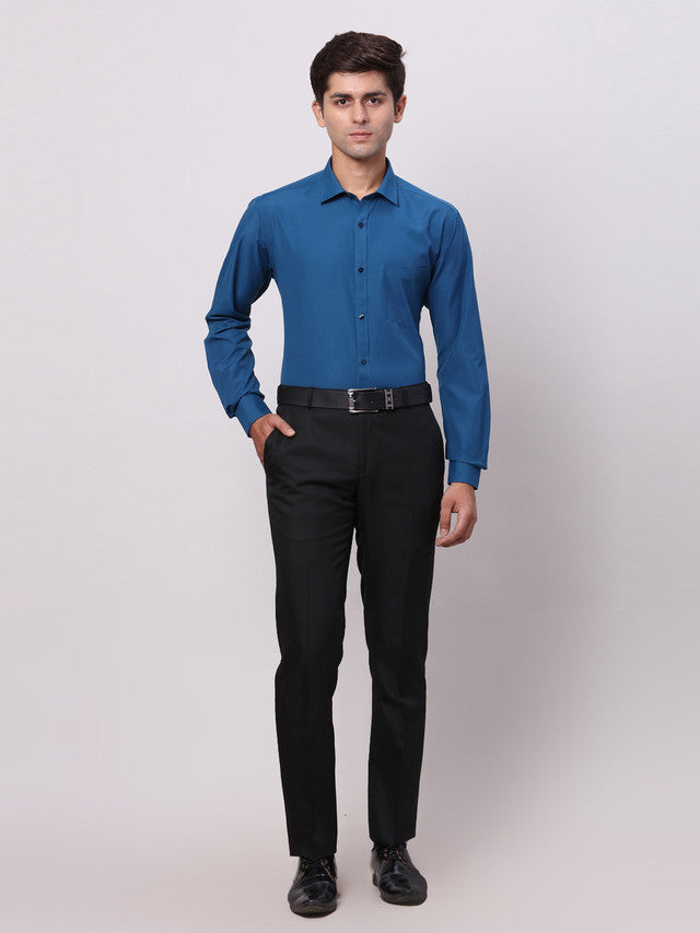 Park Avenue Blue Formal Shirt